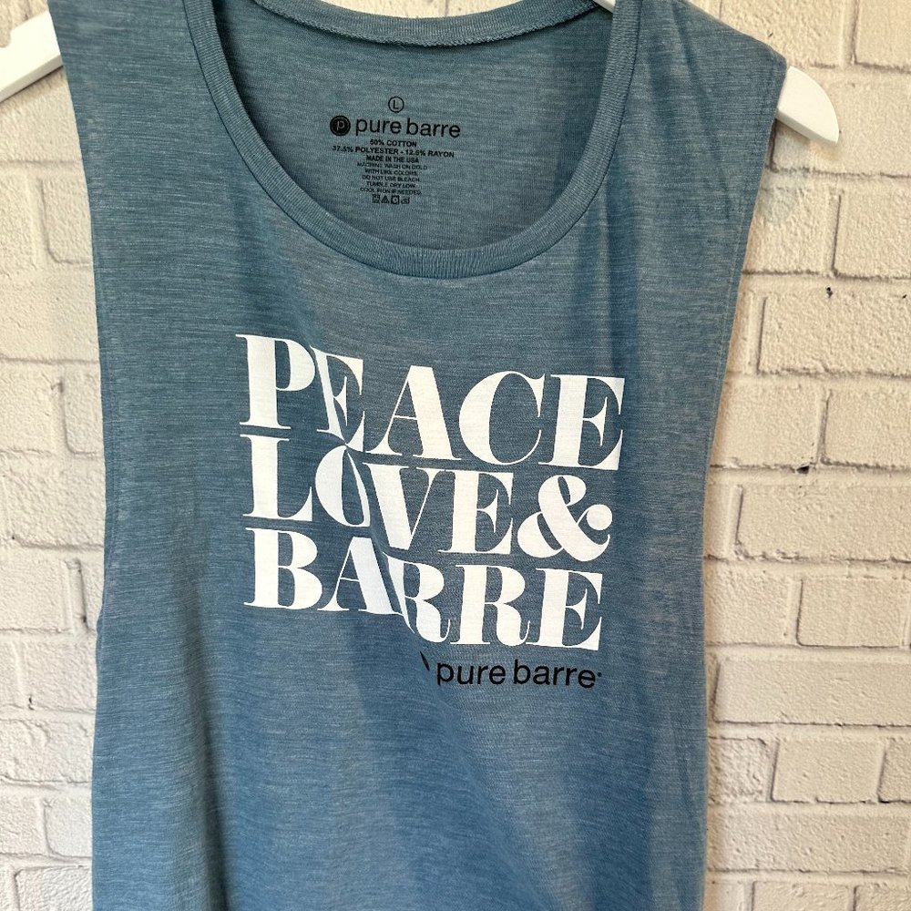 Peace Love & Barre Tank